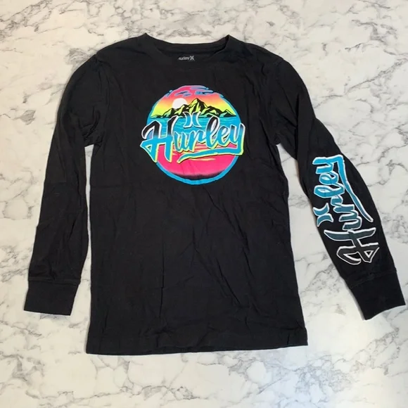 Boys long sleeve tshirt. Hurley size Medium - Picture 1 of 2